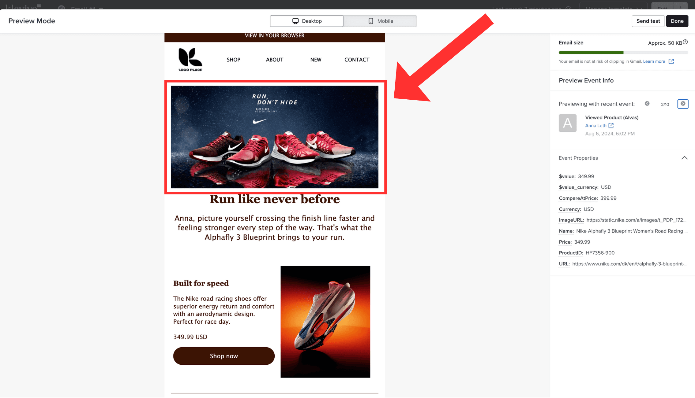 Guide image